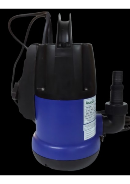 Amega Top - S 750 Watt 1'1/2'' Plastik Gövdeli Drenaj Pompa (Açık Fanlı)