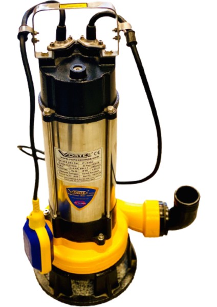 V50 - 200F M 2 Hp 2'' Bıçaklı Pis Su Foseptik Dalgıç Pompa (Bıçaklı Açık Fanlı)