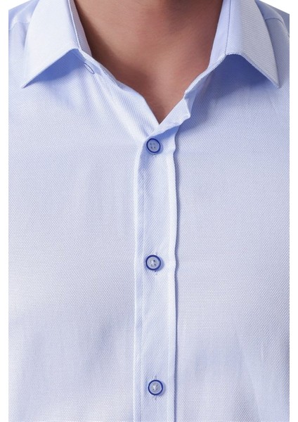 Erkek Açık Mavi Düz Uzun Kollu Oxford Gömlek,OT-CP-20151 fiyatları