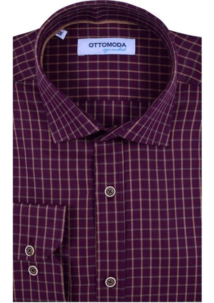 Ekose Kareli Uzun Kollu %100 Pamuklu Regular Gömlek,OT-C-20001 fiyatları