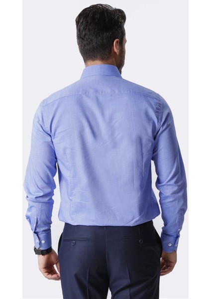 Erkek Saks Armürlü Uzun Kollu %100 Pamuklu Gömlek,OT-C-20042 fiyatları