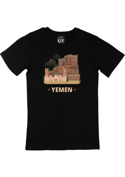 Yemen Siyah Tişört