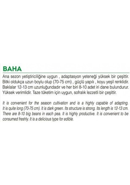 Ata Tohumu Yerli Bezelye 50 Adet Tohum fiyatları