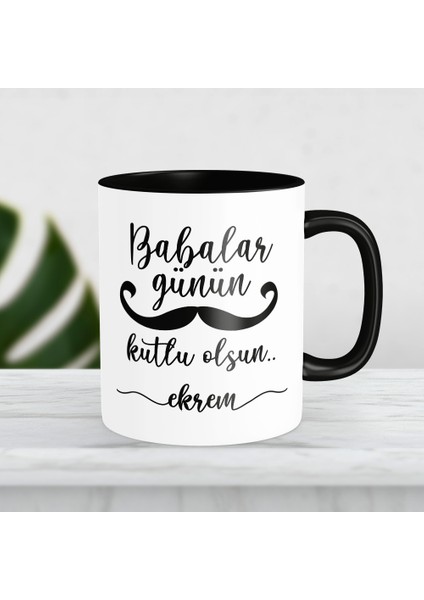 Kişiye Özel Hediye Isimli Babalar Günü Kupa Bardak 6995
