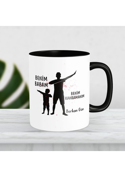 Kişiye Özel Hediye Isimli Babalar Günü Kupa Bardak 6991