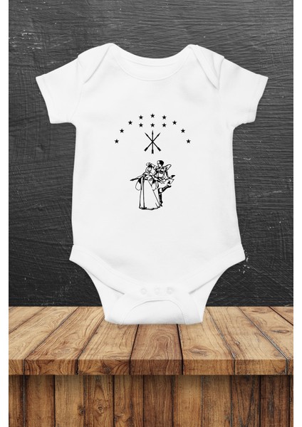 Bebek Beyaz Çerkes Adige Bayrağı Adygea Flag Çerkez Zıbını