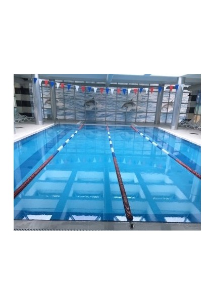 Seul Model 25 Metre Yüzme Havuzu Kulvar Ayırıcı Seperatörü Halat Set Dahil