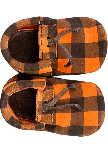 Erkek Çocuk Ekose Taba W333MCSY211006 Deri Makosen fiyatları