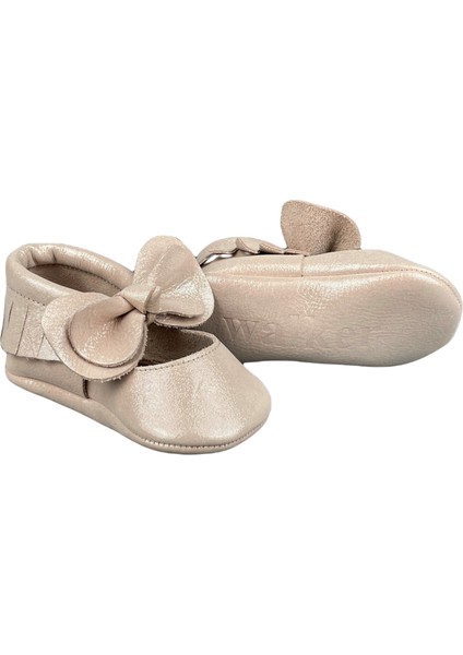 Kız Çocuk Pembe W333MCSY211007 Deri Makosen modelleri