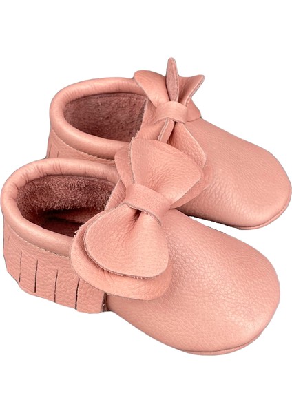 Kız Çocuk Pembe W433MCSY211003 Deri Makosen