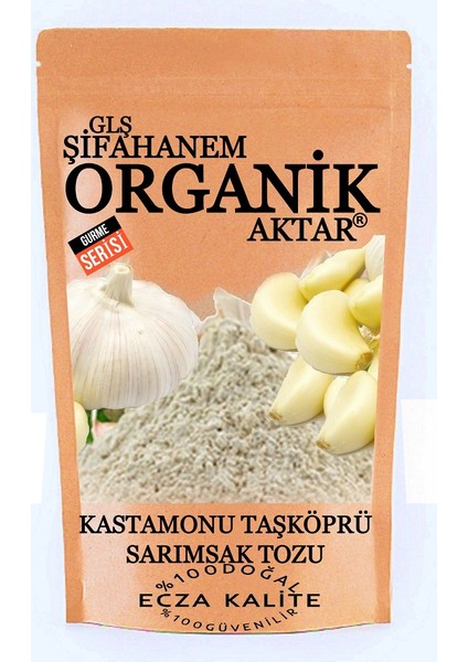 GLŞ Şifahanem Organik Aktar Sarımsak Tozu 250 gr