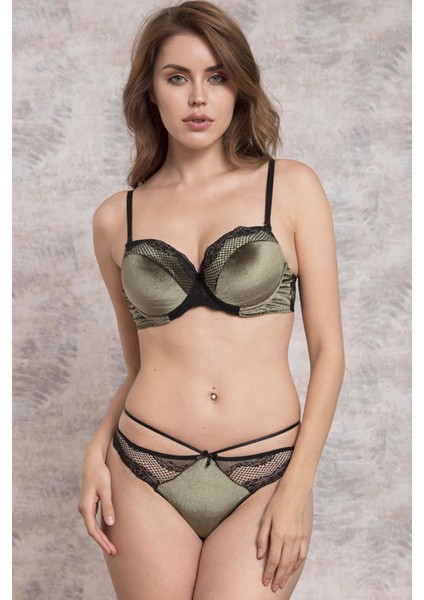 Kadife Dolgulu Sütyen Takımı 4736