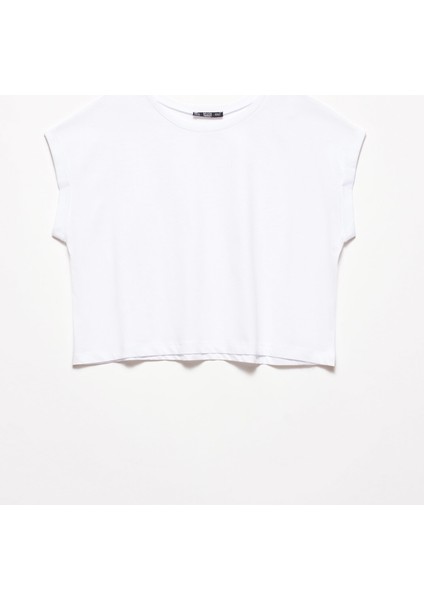 3431 T Kol T-Shirt-Beyaz
