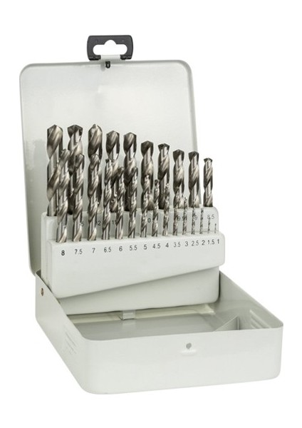 19 Parça Fully Ground-Beyaz Matkap Ucu Seti