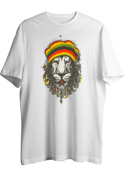 Rasta Lion Tişört