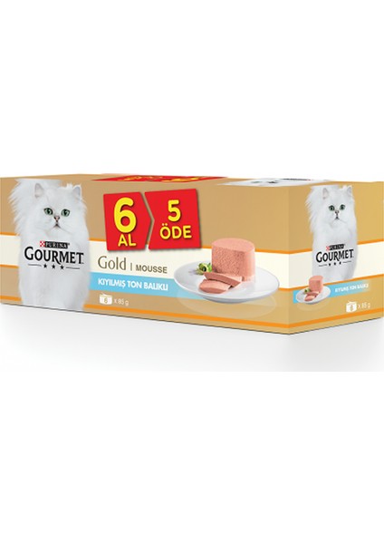 Gourmet Gold 85GRX1KUTU Kıyılmış Ton Balıklı 6AL 5öde