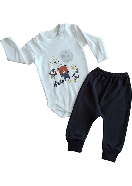 Yıldız Baskılı Kapüşonlu Ceketli Erkek Bebek 3 Parça TAKIM-KIRMIZI-213428 fiyatları