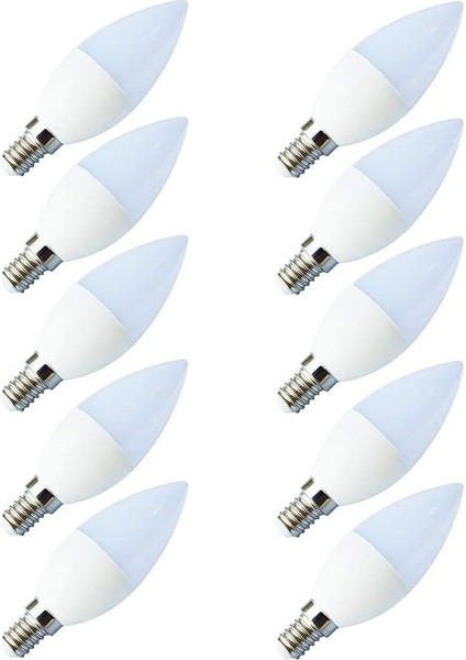 10'lu LED Mum Ampul Beyaz