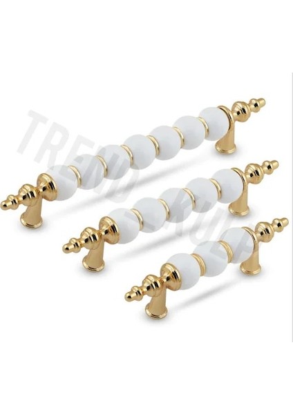 64-96-128-160 mm Boncuk Dolap Çekmece Kulp - Renk Seçenekli
