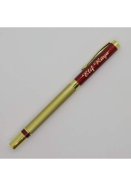 Kişiye Özel Altın Yaldızlı Metal Roller Kalem