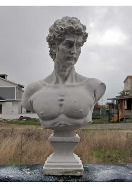 Davut Büst Heykel Biblo 43*24 cm
