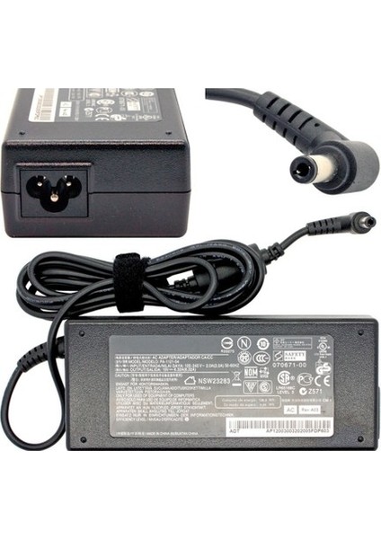 Ata Elektronik Asus N550J N550JK UYUMLU MUADİL ÜRÜN 2 YIL İTHALATÇI FİRMA GARANTİLİ Laptop  Notebook Adaptörü 19V 6.32A 120W Uyumlu Laptop Şarj Adaptörü 19 VOLT 6.32 AMPER