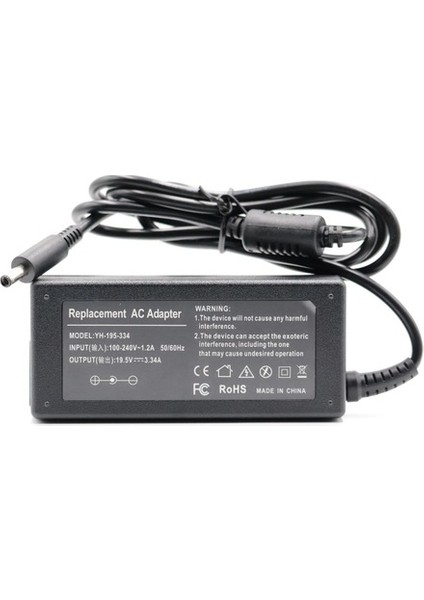 Dell Inspiron 14 3000 Serisi 3451 I3451 3452 3458 I3458 19.5V 3.34A Şarj Adaptör 4.5mm 3.0mm fiyatları