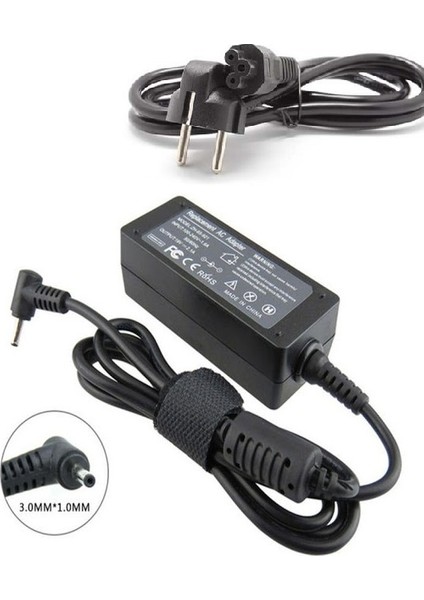 Acer Aspire S7-391-6822 Ultrabook Notebook Laptop Adaptör Şarj Cihazı 19V 3.42A 3.0*1.1mm