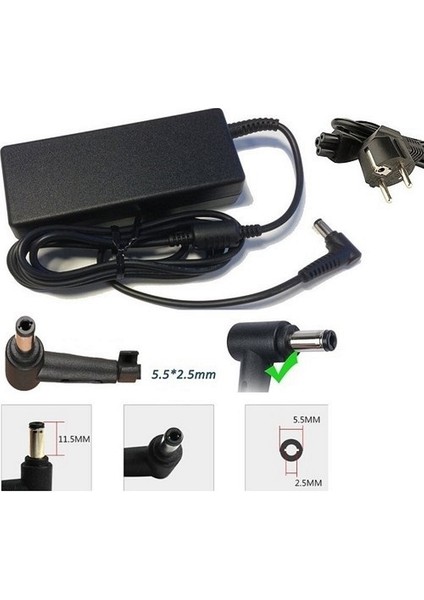 Asus X553M Notebook Laptop Adaptörü 19V 4.74A