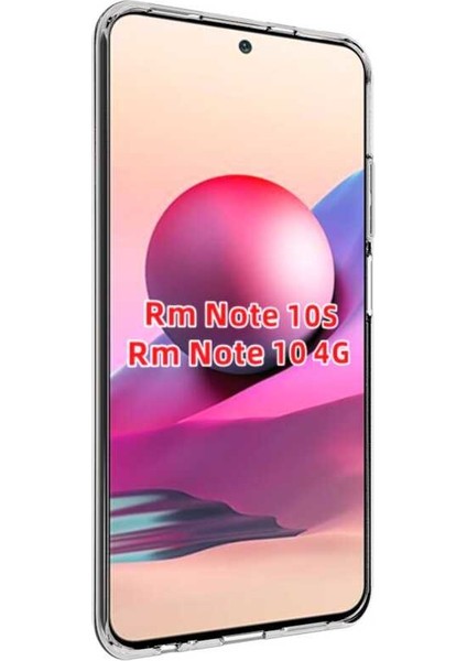 Xiaomi Redmi Note 10 Kılıf Şeffaf Silikon Hibrit Case