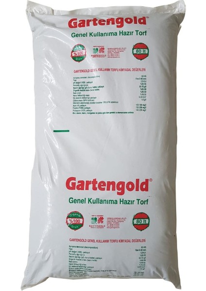 Organik Genel Kullanım Torf 80 Litre