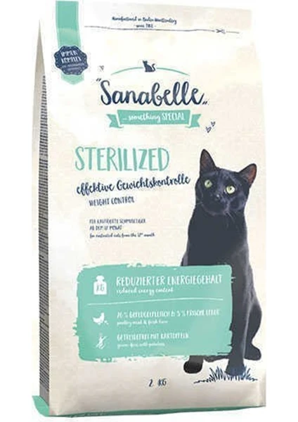 Sterilized Kısırlaştırılmış Tahılsız Kedi Maması 2 kg