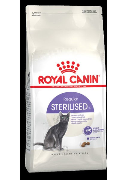 Sterilised 37 Kısırlaştırılmış Kedi Maması 15 Kg.