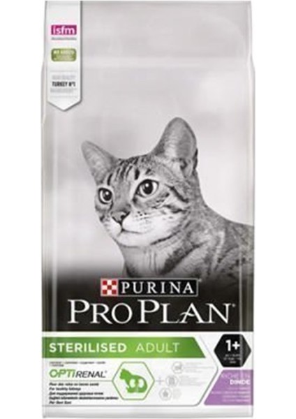 Sterilised Kısırlaştırılmış Kediler Için Hindili Kedi Maması 1,5 kg