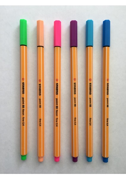 Point 88 Fineliner Keçeli Kalem 6'lı Set