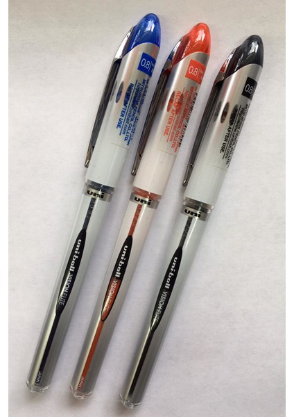 Uniball Vision Elite 0,8 mm Pilot Roller Kalem 3'lü
