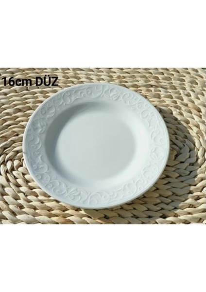 BHD16DU Bahar Düz Tabak 16 cm 6'lı