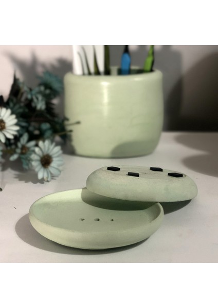 Oval Beton Sabunluk Antrasit modelleri