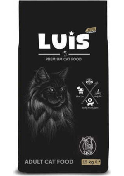 Kuzu Etli Kedi Maması 15 kg