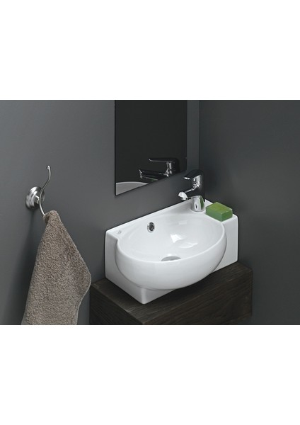Seramik Cerastyle Mini 28X45 Köşe Lavabo