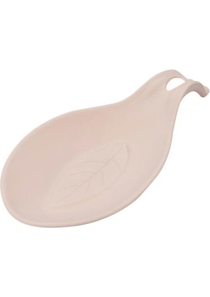 SL21 Pembe Renk Yaprak Desen Kepçe Altlığı