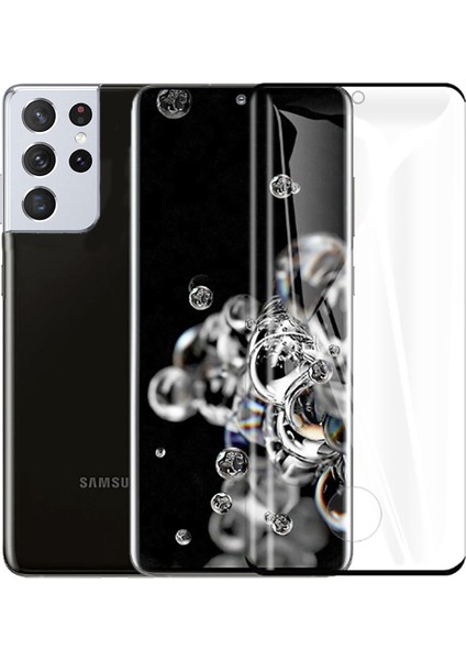 - Samsung Galaxy S21 Ultra - Ekran Koruyucu Süper Pet Ekran Koruyucu Jelatin