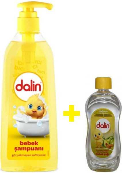 Şampuan 750 ml + Dalin Nemlendirici Bakım Yağı 100 ml