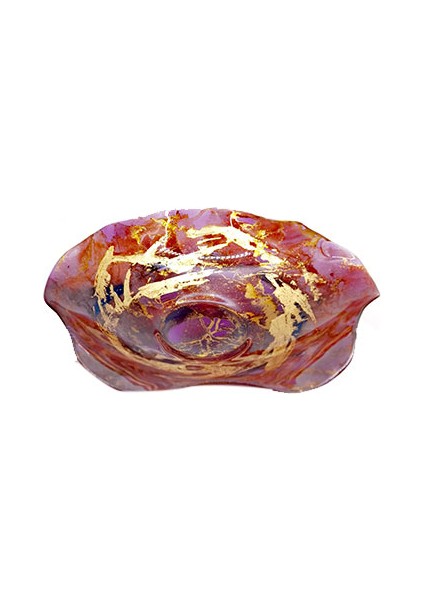 Crearthome Italyan Pembe-Gold Dekoratif Tabak 35X8 cm Kermanhome1