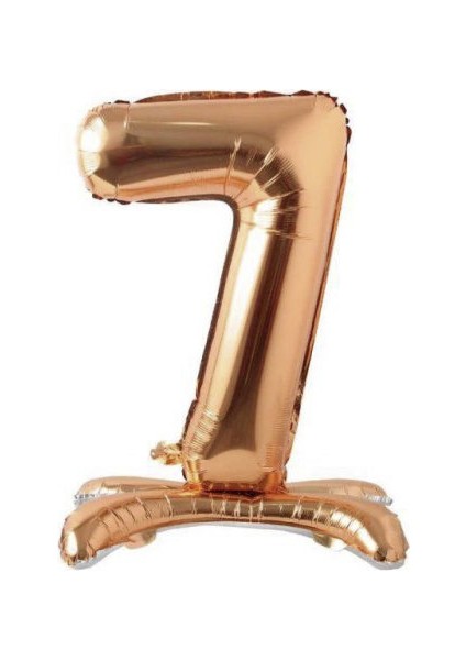 Ayakta Durabilen Bronze 7 Rakam Folyo Balon