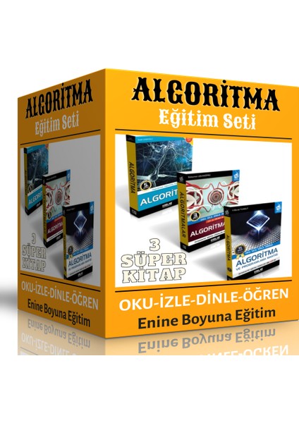 Enine Boyuna Eğitim Algoritma Eğitim Seti (3 Süper Kitap)