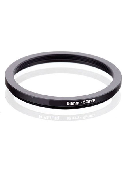 58-52 mm Dönüştürücü Step Down Halka Filtre Adaptörü 58MM-52MM