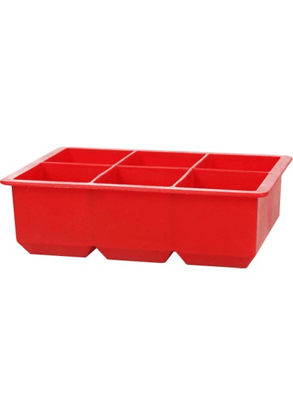 Silikon Büyük Boy Buz Kalıbı 6'lı Küp ve Tekli Küre Model 2'li Set