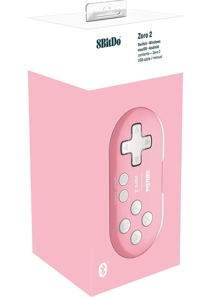 Zero 2 Bluetooth Oyun Kolu Nintendo Switch, Pc, Mac Os, Android Pembe