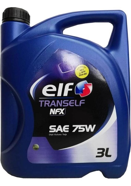 Tranself NFX SAE 75W 3 Lt Yarı Sentetik Şanzıman Yağı